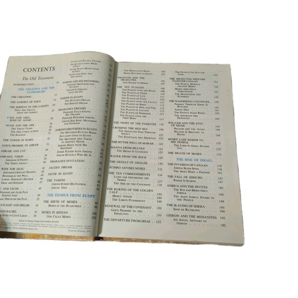 1965 The Children's Bible Golden Press Illustrated Stories Hardcover Vintage - Picture 4 of 9